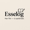 Telegram kanalining logotibi esselog_kc — Esselog✍🏻 |Kenjaboyeva Sarvinoz