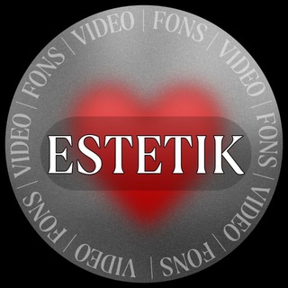 Логотип телеграм канала @estetikvideofons — 𝐄𝐒𝐓𝐄𝐓𝐈𝐊 𝐯𝐢𝐝𝐞𝐨 | 𝐟𝐨𝐧𝐬