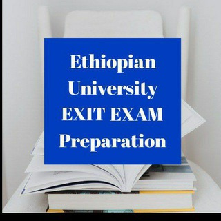 Telegram channel Ethiopian exit exam preparation logo