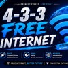 የቴሌግራም ቻናል አርማ ethio_free_internet77 — 4-3-3 FREE Internet