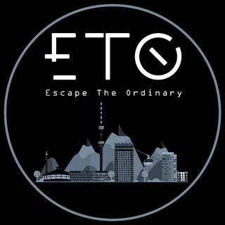 Логотип телеграм канала @eto_almaty — E•T•O