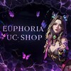 Логотип телеграм канала @euphoria_ucshop — EUPHORIA UC SHOP