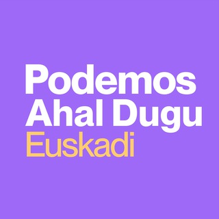 Logotipo del canal de telegramas euskadipodemos - Podemos Euskadi