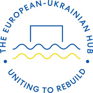 Логотип телеграм -каналу euua_hub — The European-Ukrainian HUB