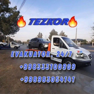 Telegram kanalining logotibi evakuator_xizmati_teskor — Evakuator Эвакуатор 33 310 09 09