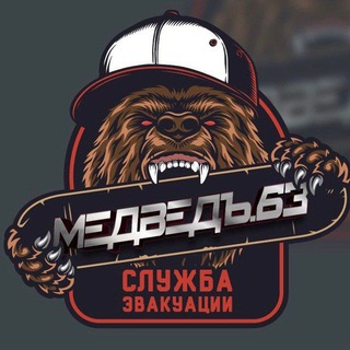 Логотип телеграм канала @evakuatorn1 — ЭВАКУАТОР в Самаре N1 " МедведЪ.63"