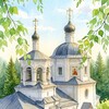 Логотип телеграм канала @evdokia_hram — Спасо-Евдокиевский храм