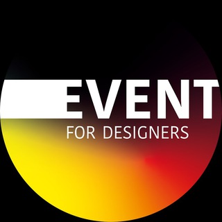 Логотип телеграм канала @eventfordesigners — EVENT FOR DESIGNERS
