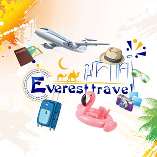 Логотип телеграм канала @everesttravel — EVEREST TRAVEL