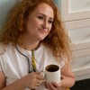 Логотип телеграм канала @evgeniia_warm_home — Warm_home. Здесь и сейчас☕️