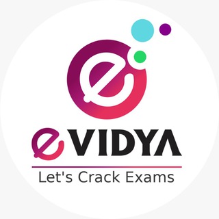 टेलीग्राम चैनल का लोगो evidyaindia — eVidya - Let's Crack Exam