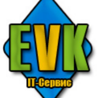 Логотип телеграм канала @evkitsrv — EVK IT Сервис - Донецк Макеевка компьютеры