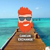 Логотип телеграм канала @excancun — Мексика 🇲🇽 Обмен валюты. Канкун, Мехико. Exchange Cancun Mexico.