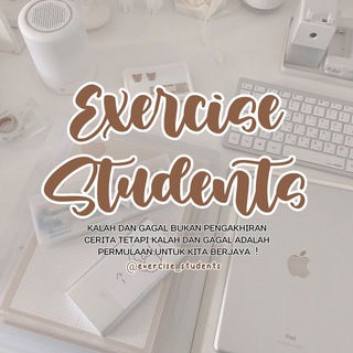Logo saluran telegram exercise_students — ୨୧ 𝗘𝗫𝗘𝗥𝗖𝗜𝗦𝗘 𝗦𝗧𝗨𝗗𝗘𝗡𝗧𝗦 ୨୧