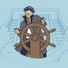 Логотип телеграм канала @exercitornavis — Капитан, улыбнитесь!