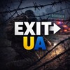 Логотип телеграм -каналу exitua — Выезды из Украины - отзывы