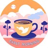 Логотип телеграм канала @expat_morning — Утро экспата