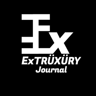 Логотип телеграм канала @extruxury_journal — ExTRÜXÜRY Journal