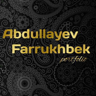 Telegram kanalining logotibi f_portfolio — Farrukhbek Abdullayev™