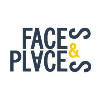 Логотип телеграм канала @facesandplaces — faces&places
