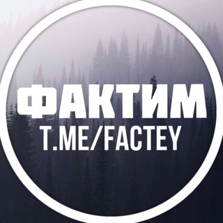 Логотип телеграм канала @factey — ФАКТИМ