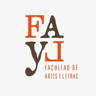 Logotipo del canal de telegramas facultadartesyletras - FAyL 🎭📚🩰🎨🎼🎬📝