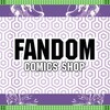 Логотип телеграм канала @fandomnvkz — FANDOM; Новокузнецкий магазин комиксов и манги