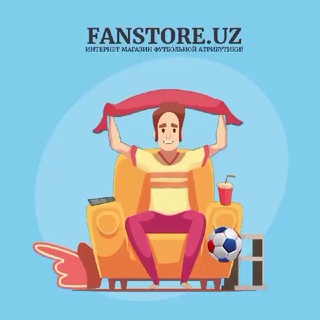 Логотип телеграм канала @fanstoreuz — FANSTORE.uz