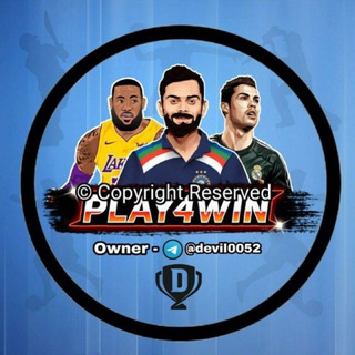 Logo saluran telegram fantasy_football_expert_play4win — PLAY4WIN (Ankit Sharma)