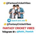 Telegram channel Fantasy Cricket Vibes Official (IPL TEAM) logo