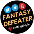 Logo saluran telegram fantasydefeater — FANTASY DEFEATER Official