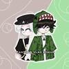 Логотип телеграм канала @fantikandkomar — влеошка & фантик
