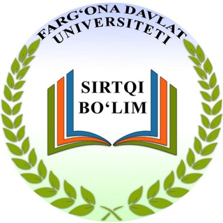 Telegram channel FarDU Sirtqi bo‘lim logo