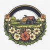 Логотип телеграм канала @farmflowers_spb — Цветочная ферма Татти | Tatty’s flowers farm
