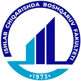 Telegram channel Ishlab chiqarishda boshqaruv fakulteti logo