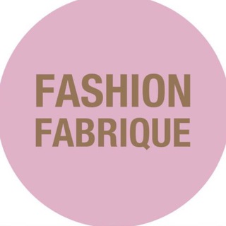 Логотип телеграм канала @fashionfabrique — FASHIONFABRIQUE