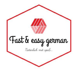 Telegram channel Fast & easy German 🇩🇪 👨‍🏫 👩‍💻 👨‍💻 👨‍🎓 logo