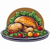 Логотип телеграм канала @fastandfeastrecipes — Кулинария с душой