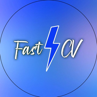 Logo saluran telegram fastcv — FastCV