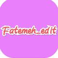 Logo saluran telegram fatemehedit — fatemeh_ediit