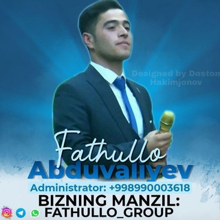 Telegram channel Fathullo Abduvaliev 🎙🎼 logo