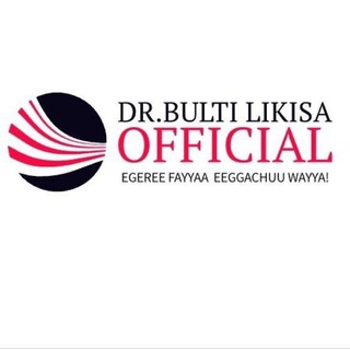 Logo saluran telegram fayyaa_egeree — Dr.Bulti Likisa Official Channel👨‍⚕️