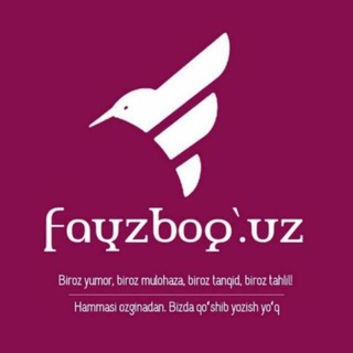 Telegram kanalining logotibi fayzboguz — Файзбоғ (ТемурМалик)