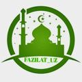 Logo saluran telegram fazilat_uz — FAZILAT_UZ | РАСМИЙ КАНАЛ