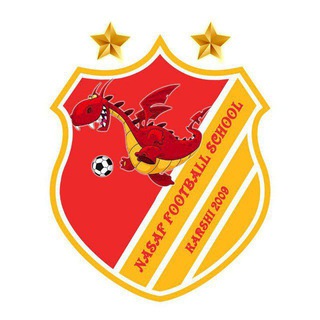 Логотип телеграм канала @fcnasaf_akademiyasi — "Насаф" футбол мактаби