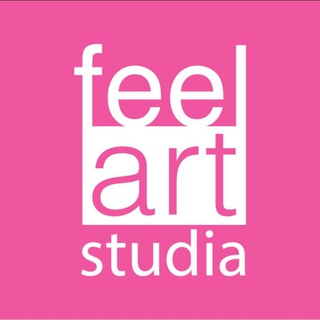 Логотип телеграм канала @feelart_studia — Feel🤍Art студия | Ботанический сад, Москва