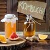Логотип телеграм канала @fermenttochka — КОМБУЧА 🍃 ферментация 🍃