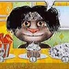Логотип телеграм канала @fghgjfjrhhr — ~КОТЫ.стикеры и гифки~
