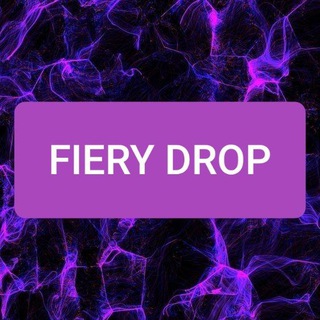 Логотип телеграм -каналу fiery_drop — Fiery_drop