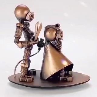 Логотип телеграм канала @figurka_handmade — 🔩 «ФИГУРКИ24.РФ» - ПЕРСОНАЛИЗИРОВАННЫЕ ФИГУРКИ ИЗ МЕТАЛЛА